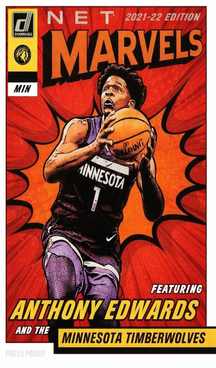 2021 Panini Donruss Basketball Press Proof Anthony Edwards #11