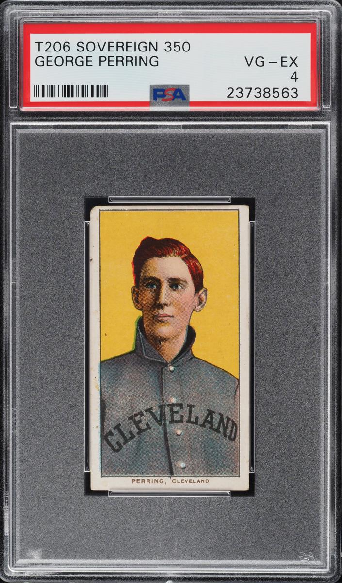 1909-11 T206 Baseball George Perring #NNO PSA 2