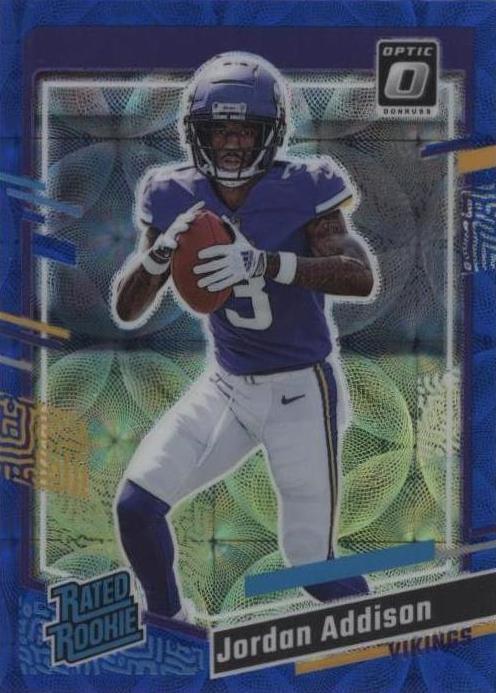 2023 Panini Donruss Football Blue Scope Jordan Addison #368