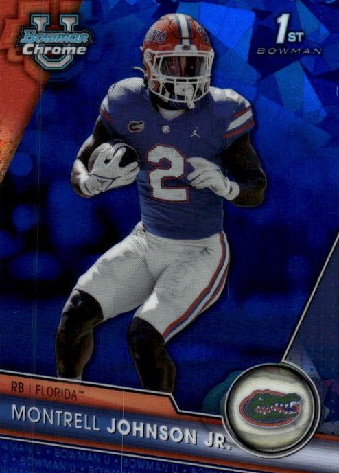 2023 Bowman Chrome University Football Montrell Johnson #79