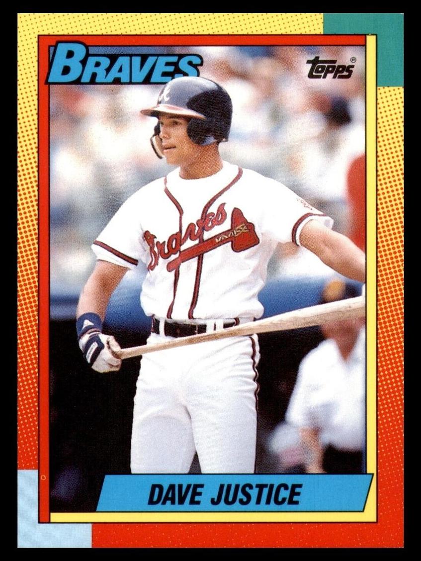 1990 Topps Traded Baseball David Justice #48T PSA 8