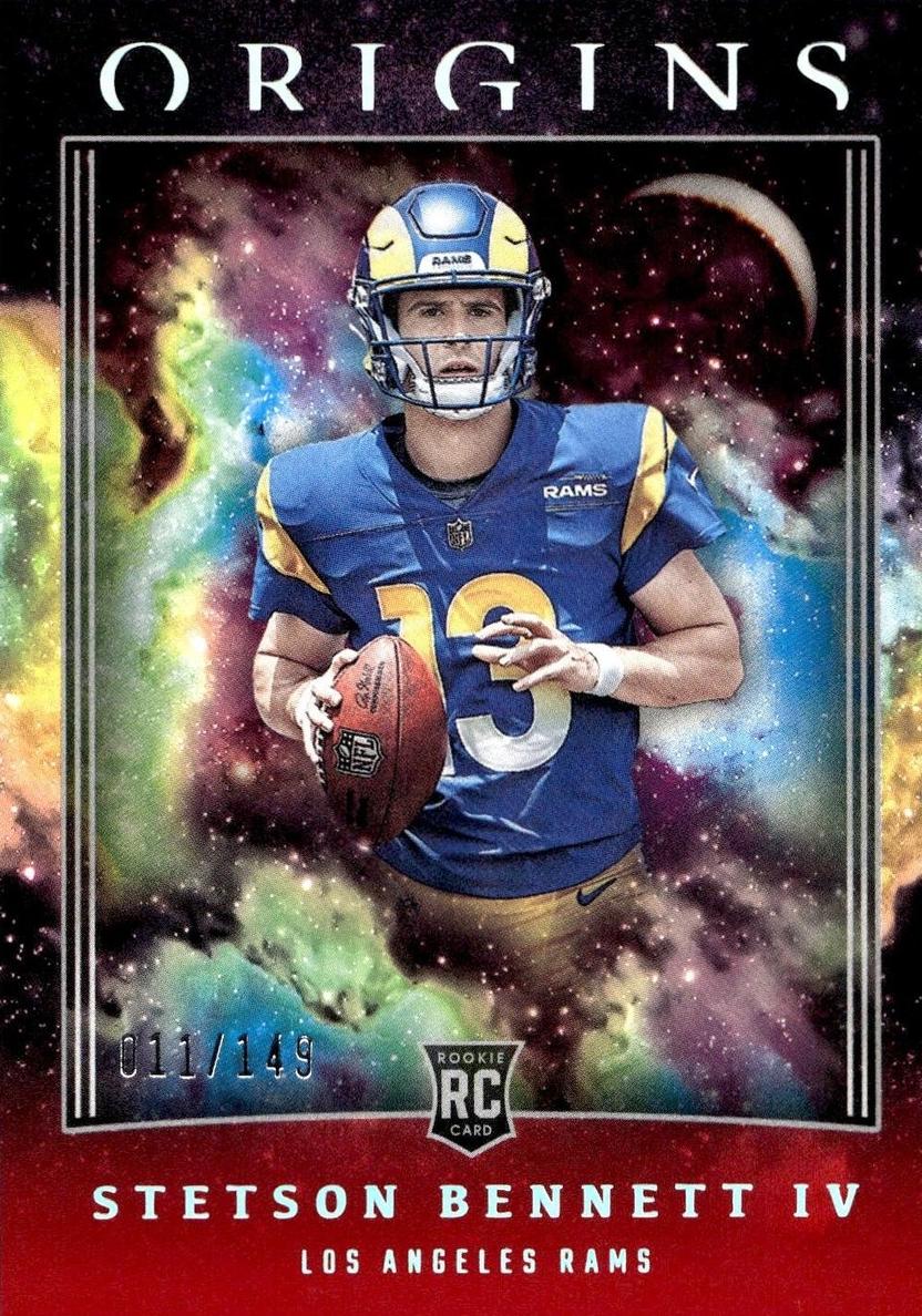 2023 Panini Origins Football Red Stetson Bennett IV #136