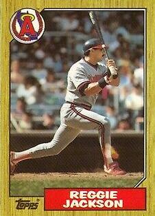 1987 Topps Tiffany Baseball Reggie Jackson #300 PSA 9