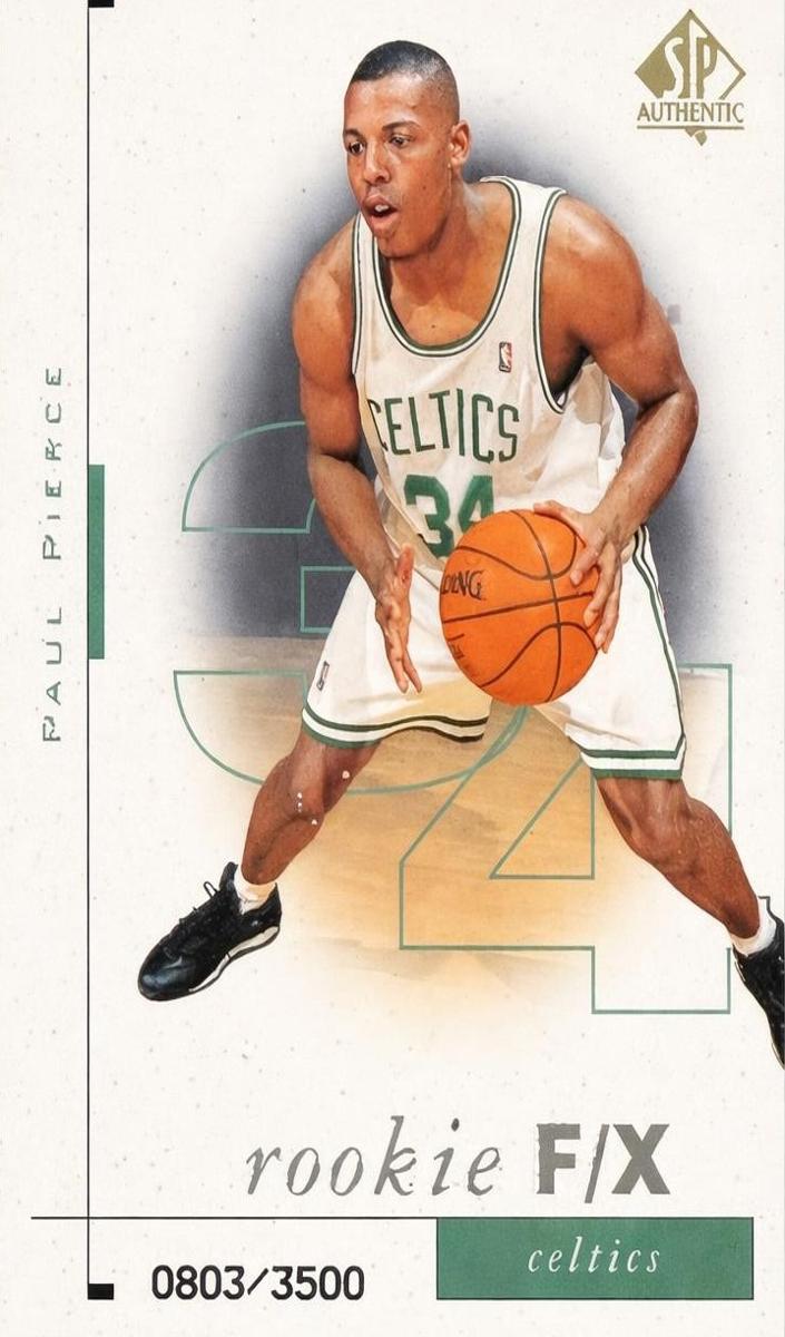 1998 SP Authentic Basketball Paul Pierce #100 PSA 9