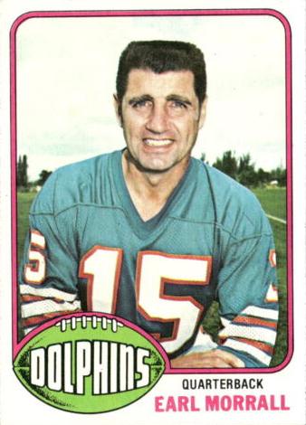 1976 Topps Football Earl Morrall #93 PSA 10