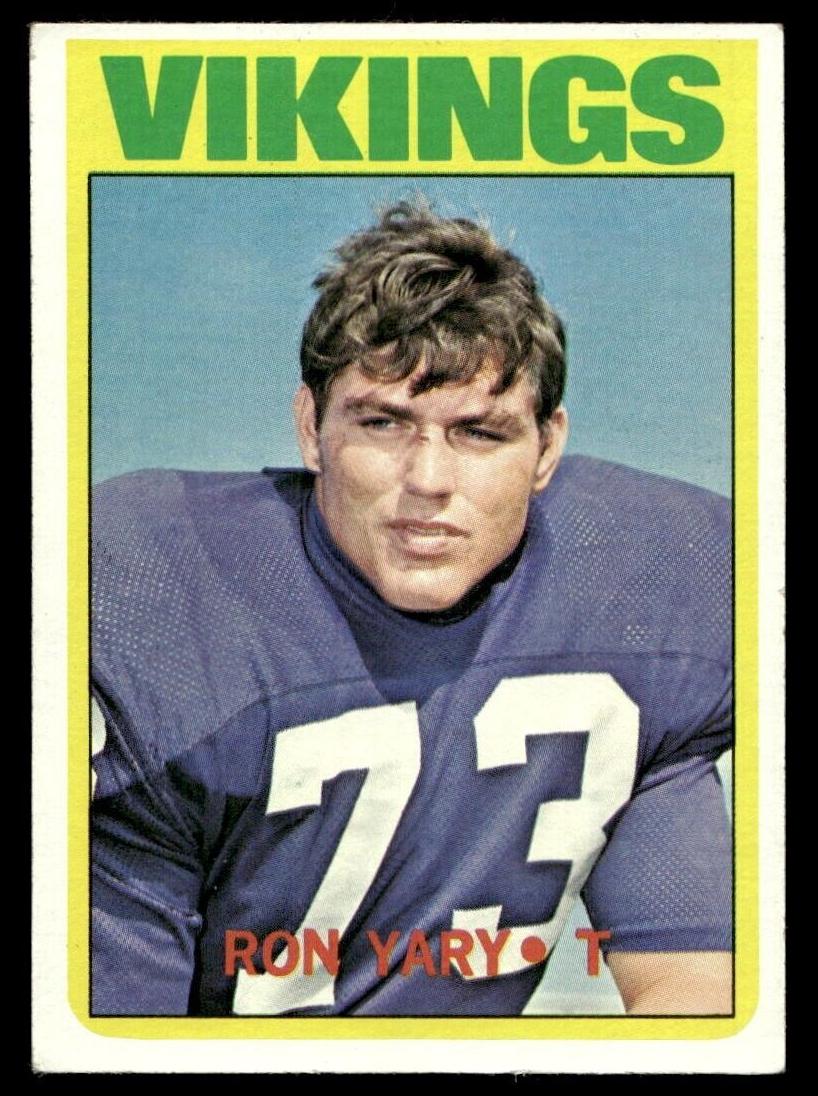 1972 Topps Football Ron Yary #104 PSA 8