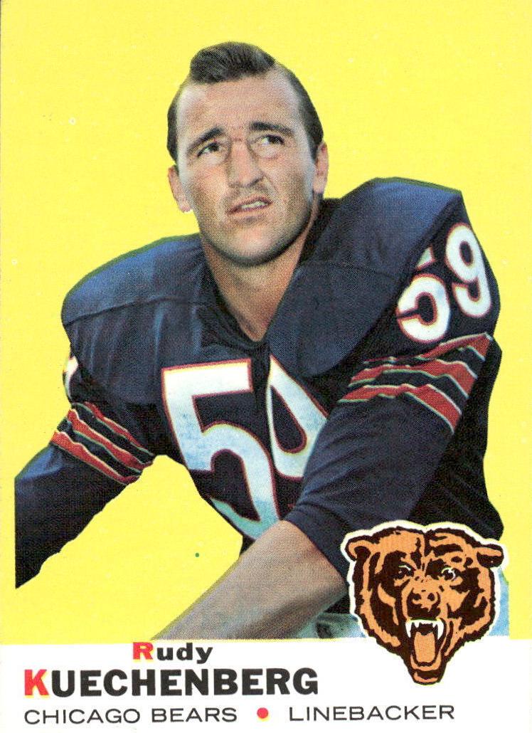 1969 Topps Football Rudy Kuechenberg #117 PSA 8.5