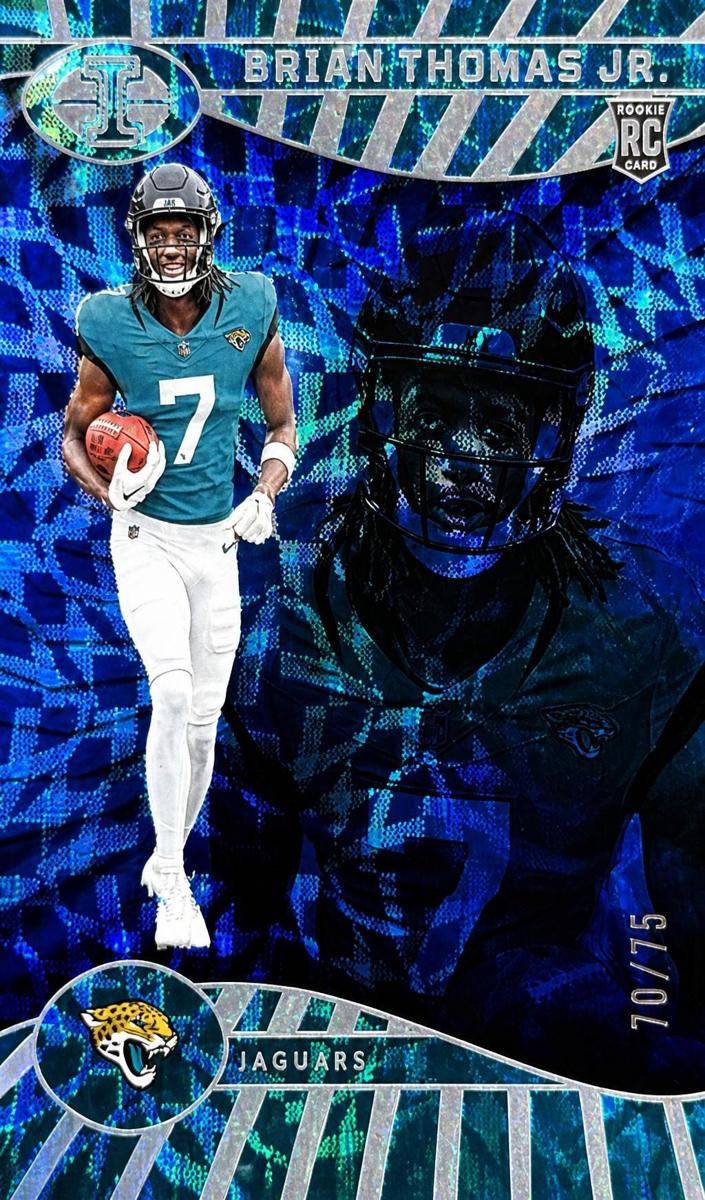 2024 Panini Illusions Football Sapphire Trophy Collection Brian Thomas Jr. #41