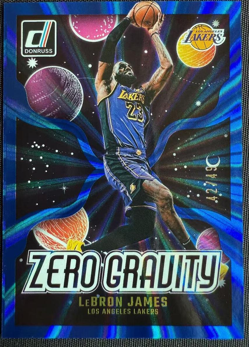 2024 Panini Donruss Basketball Holo Blue Laser LeBron James #3 PSA 10