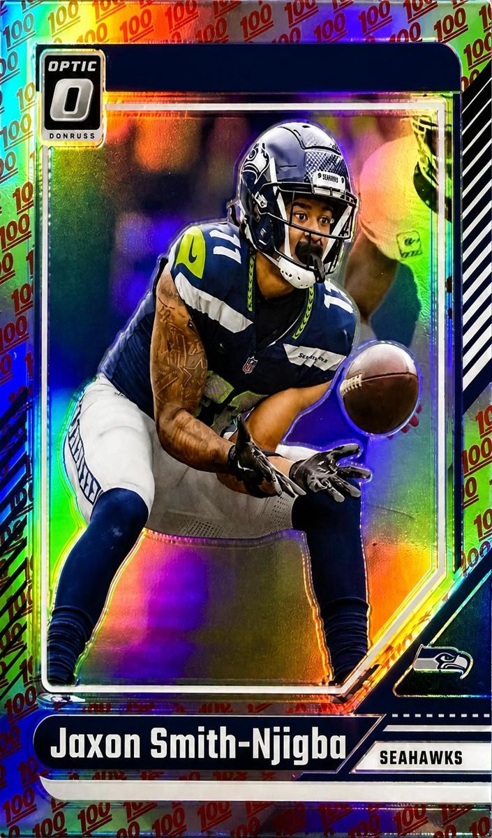 2024 Donruss Optic Football One Hundred Jaxon Smith-Njigba #180