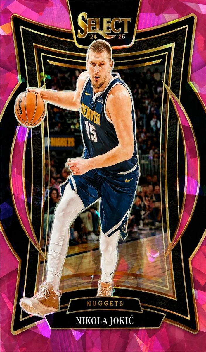 2024 Panini Select Basketball Pink Cracked Ice Nikola Jokic #14