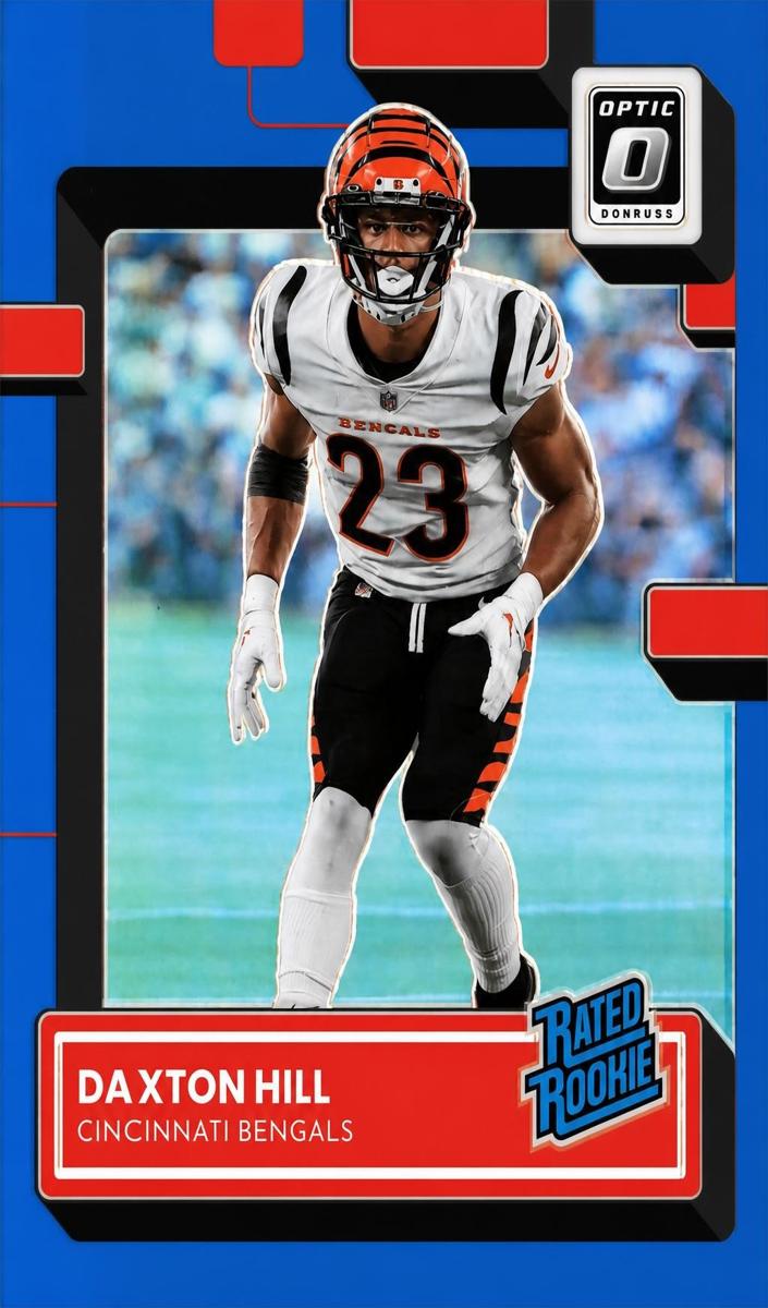 2022 Donruss Optic Football Blue Daxton Hill #257