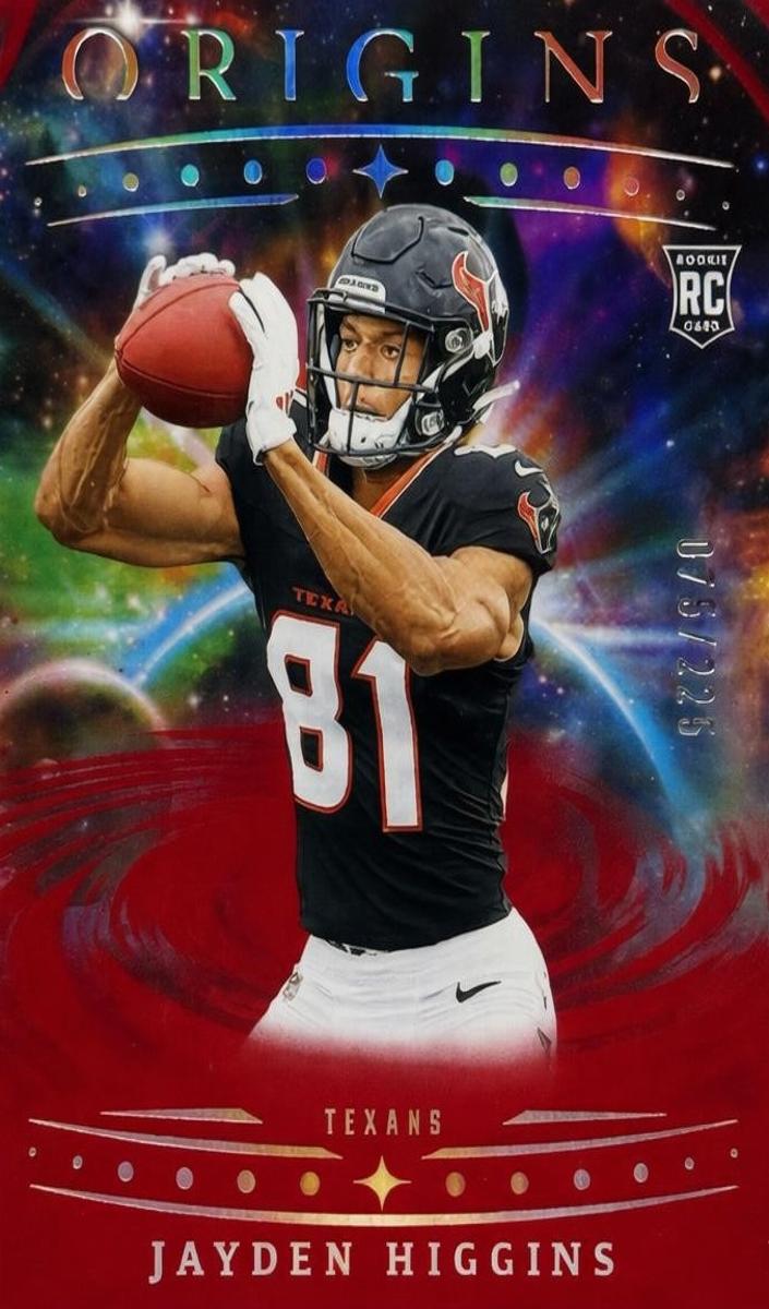 2025 Panini Origins Football Red Jayden Higgins #132
