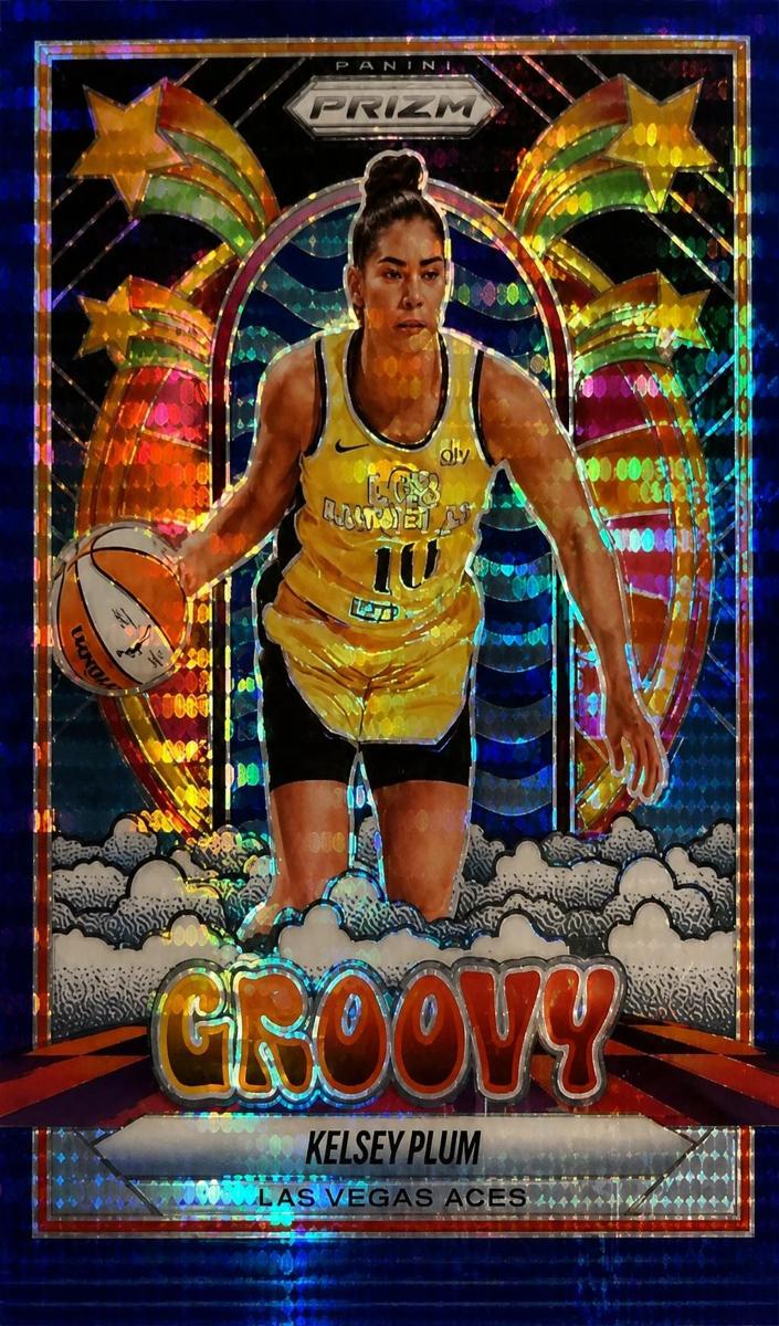 2025 Panini Prizm WNBA Basketball Blue Pulsar Kelsey Plum #5
