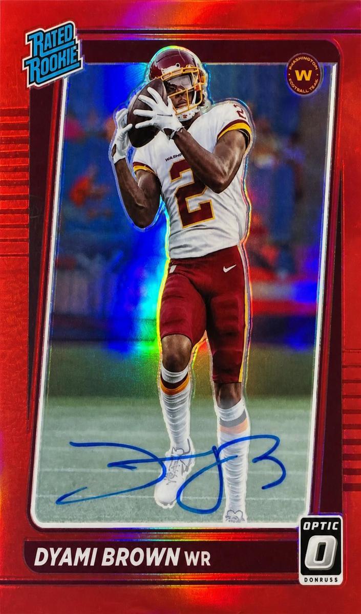 2021 Donruss Optic Football Red Dyami Brown #223