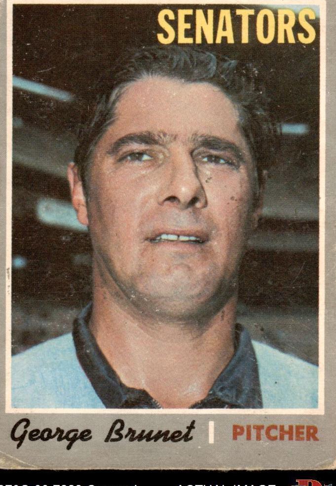 1970 O-Pee-Chee Baseball George Brunet #328