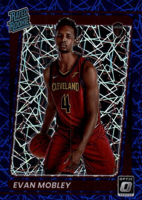 2021 Donruss Optic Basketball Blue Velocity Evan Mobley #175 PSA 9