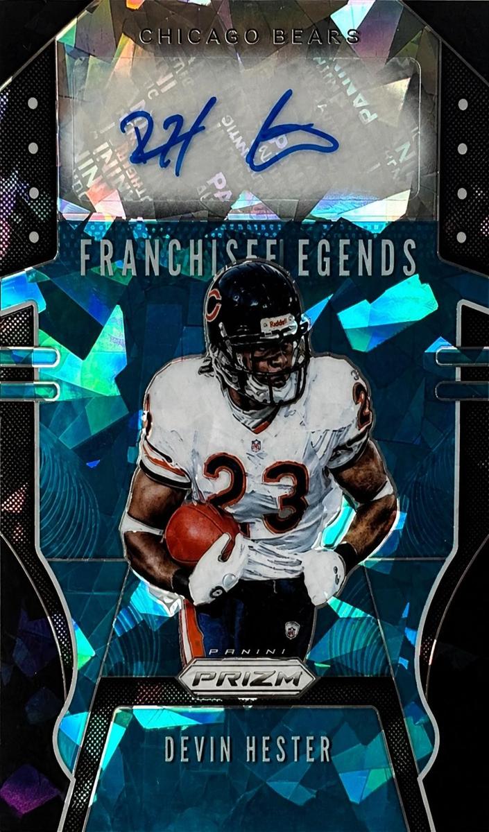 2019 Panini Prizm Football Blue Ice Devin Hester #FR-DH