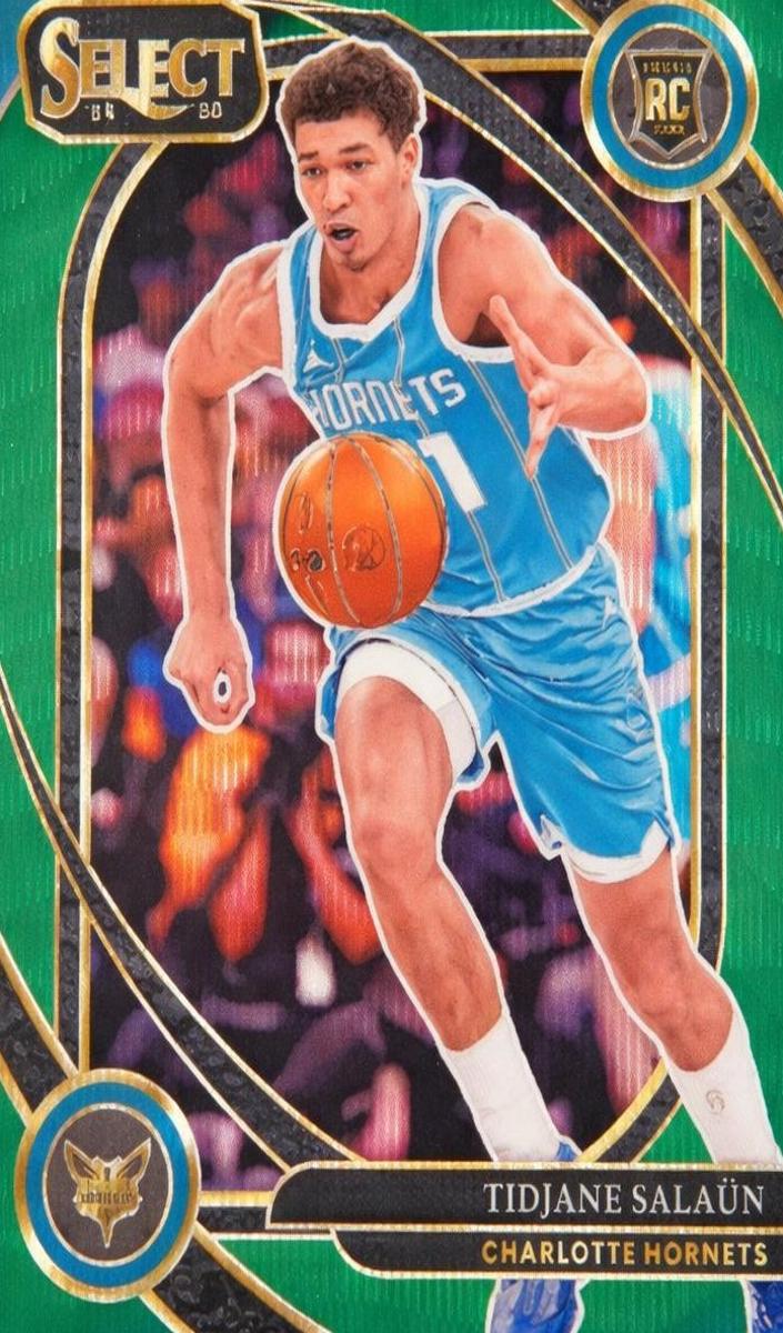 2024 Panini Select Basketball Green Wave Tidjane Salaun #293 PSA 9
