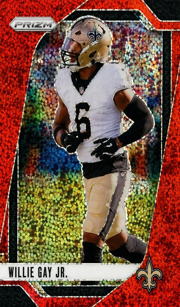 2024 Panini Prizm Football Red Sparkle Willie Gay Jr. #208