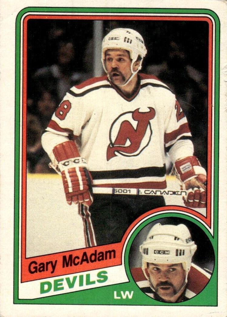 1984 O-Pee-Chee Hockey Gary McAdam #117