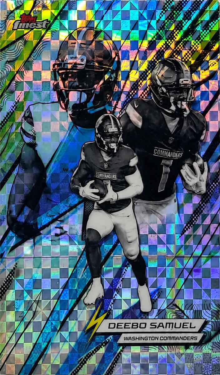 2025 Topps Finest Football X-Fractor Deebo Samuel #PK-7