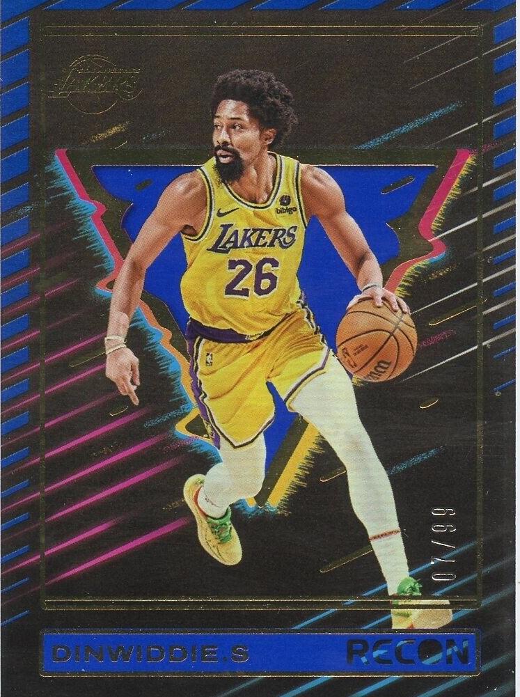 2023 Panini Recon Basketball Holo Blue Spencer Dinwiddie #15