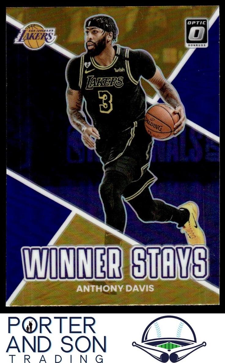 2022 Donruss Optic Basketball Holo Anthony Davis #8 PSA 10