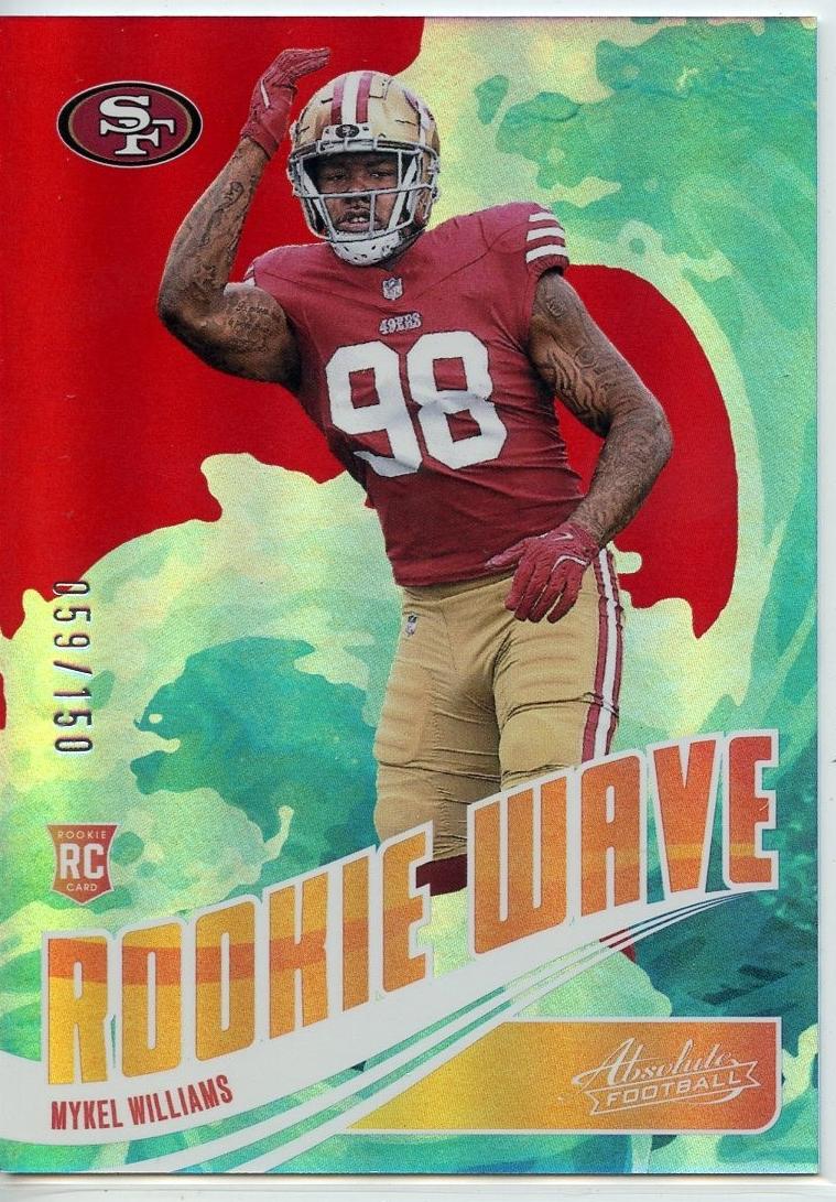 2025 Panini Absolute Football Spectrum Red Mykel Williams #13
