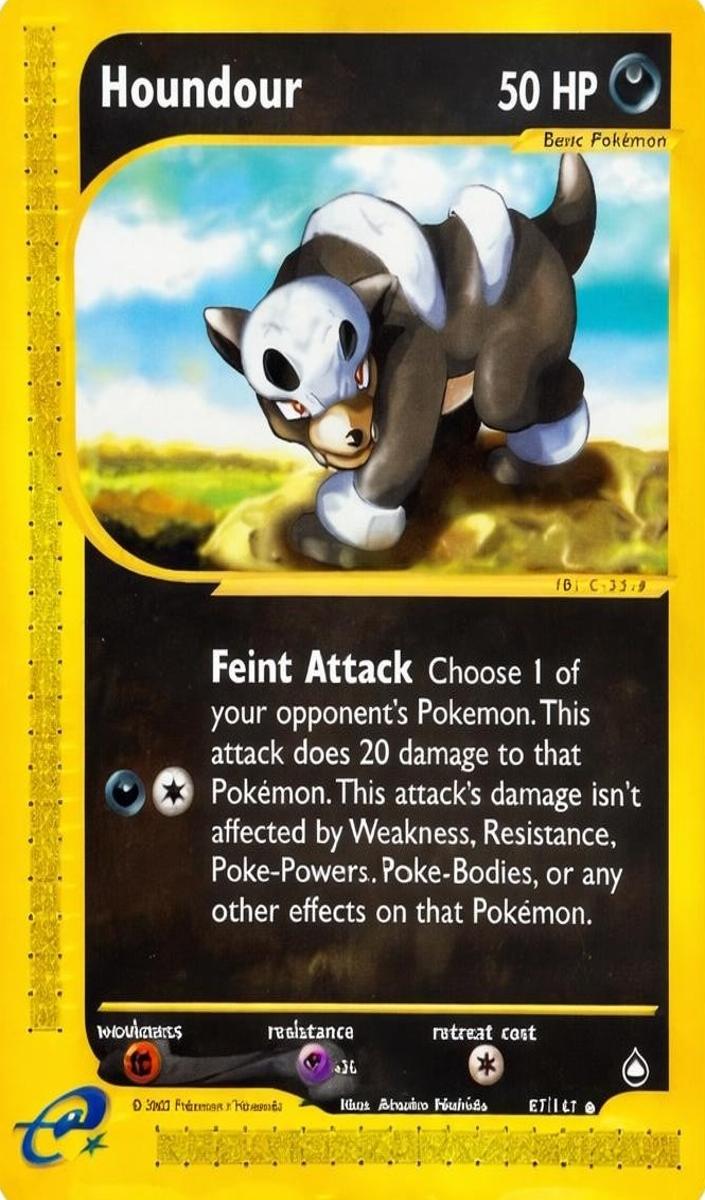 2003 Pokemon Aquapolis Houndour #87 PSA 10