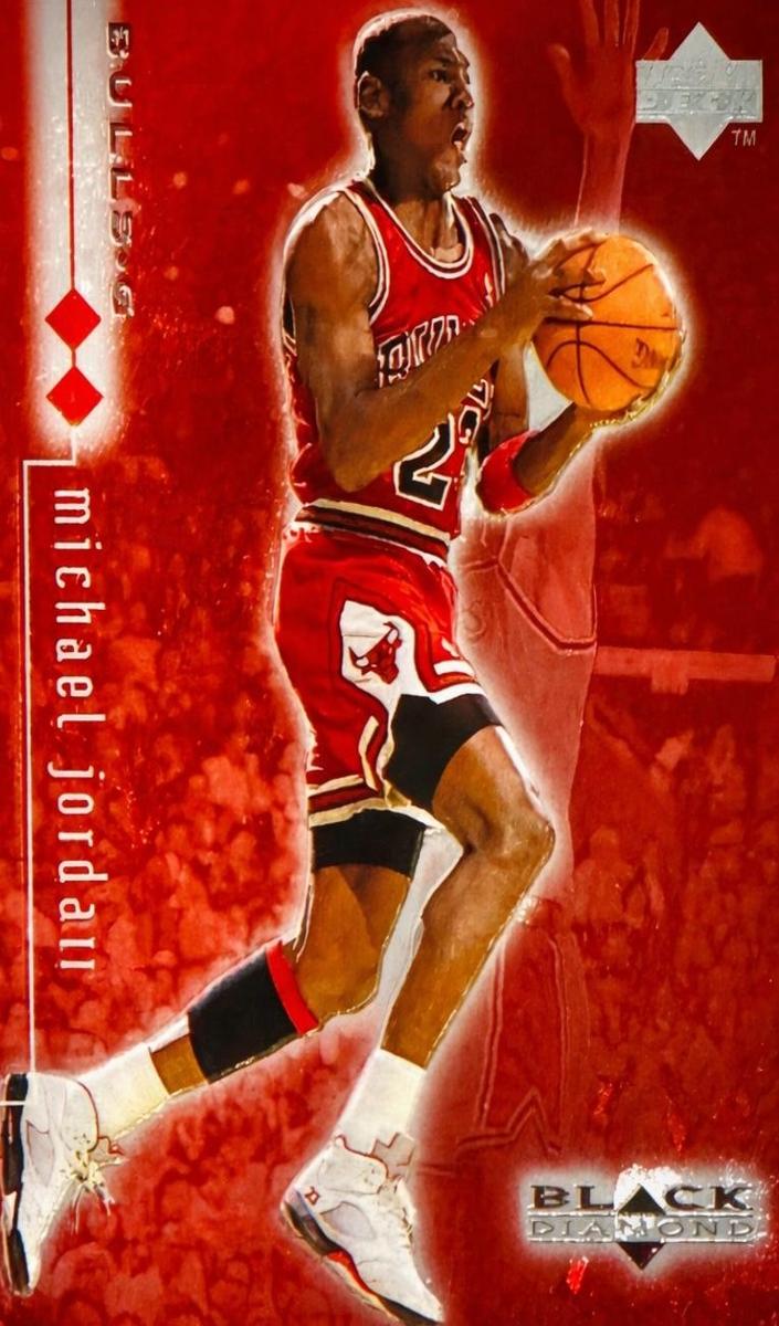 1998 Upper Deck Black Diamond Basketball Double Michael Jordan #6