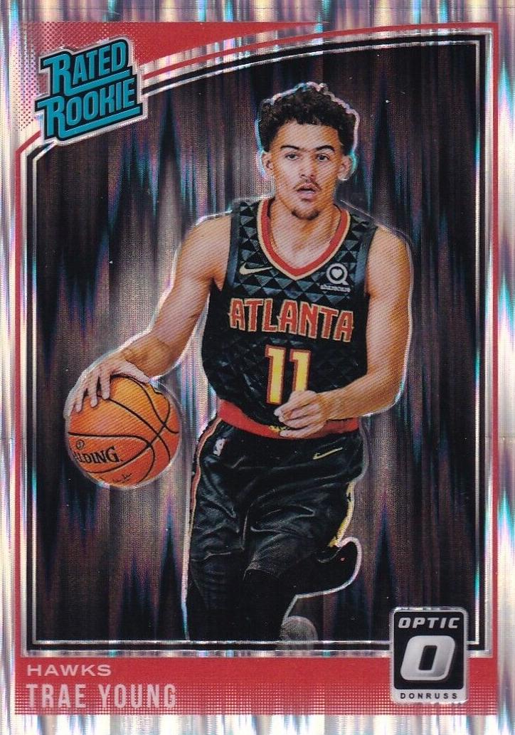 2018 Donruss Optic Basketball Shock Trae Young #198 PSA 9