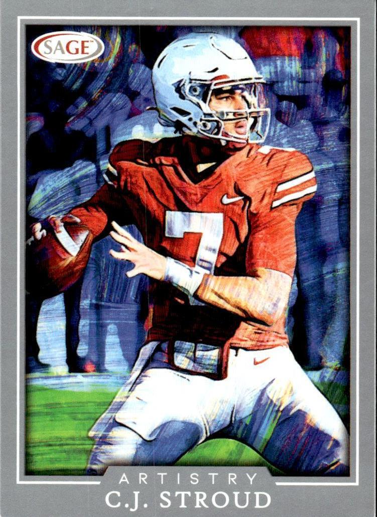 2022 Sage Artistry Football C.J. Stroud #36 PSA 9