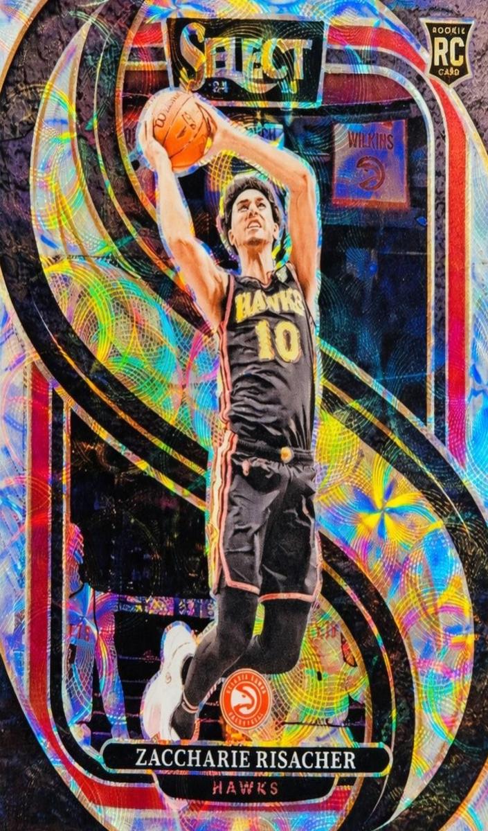 2024 Panini Select Basketball Scope Zaccharie Risacher #180 PSA 9