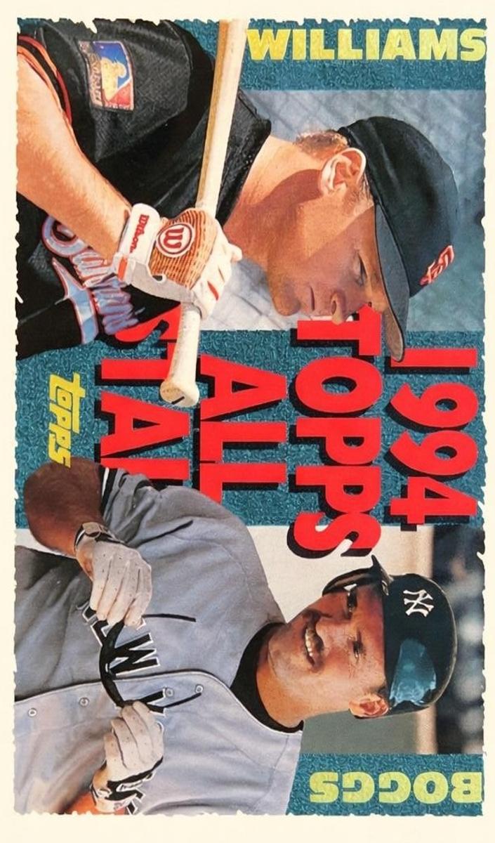 1995 Topps Baseball Wade Boggs #386 PSA 9