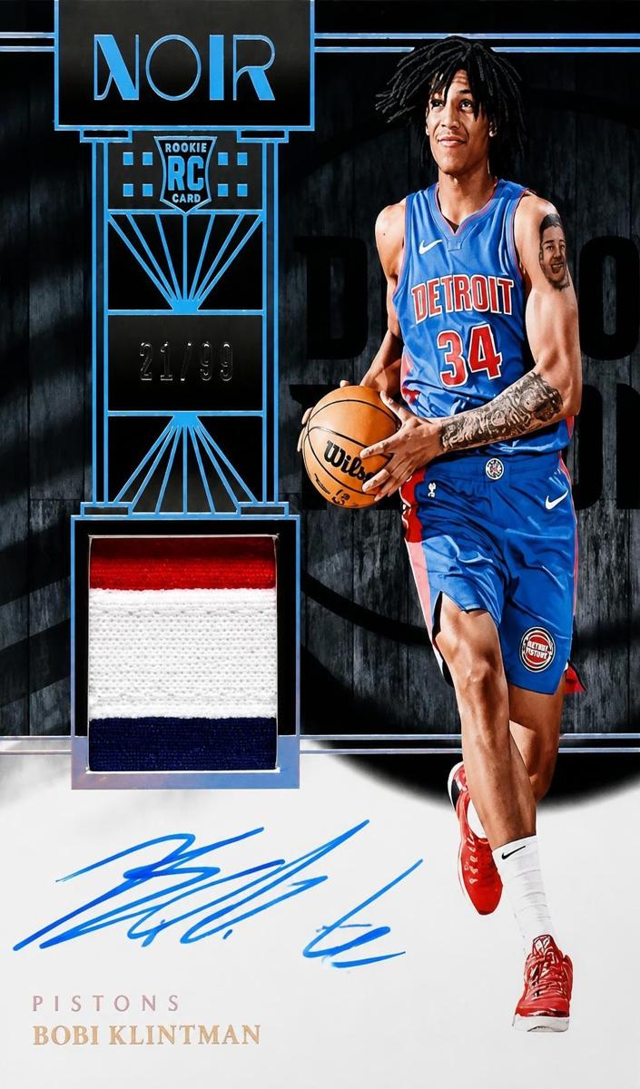 2024 Panini Noir Basketball Bobi Klintman #354
