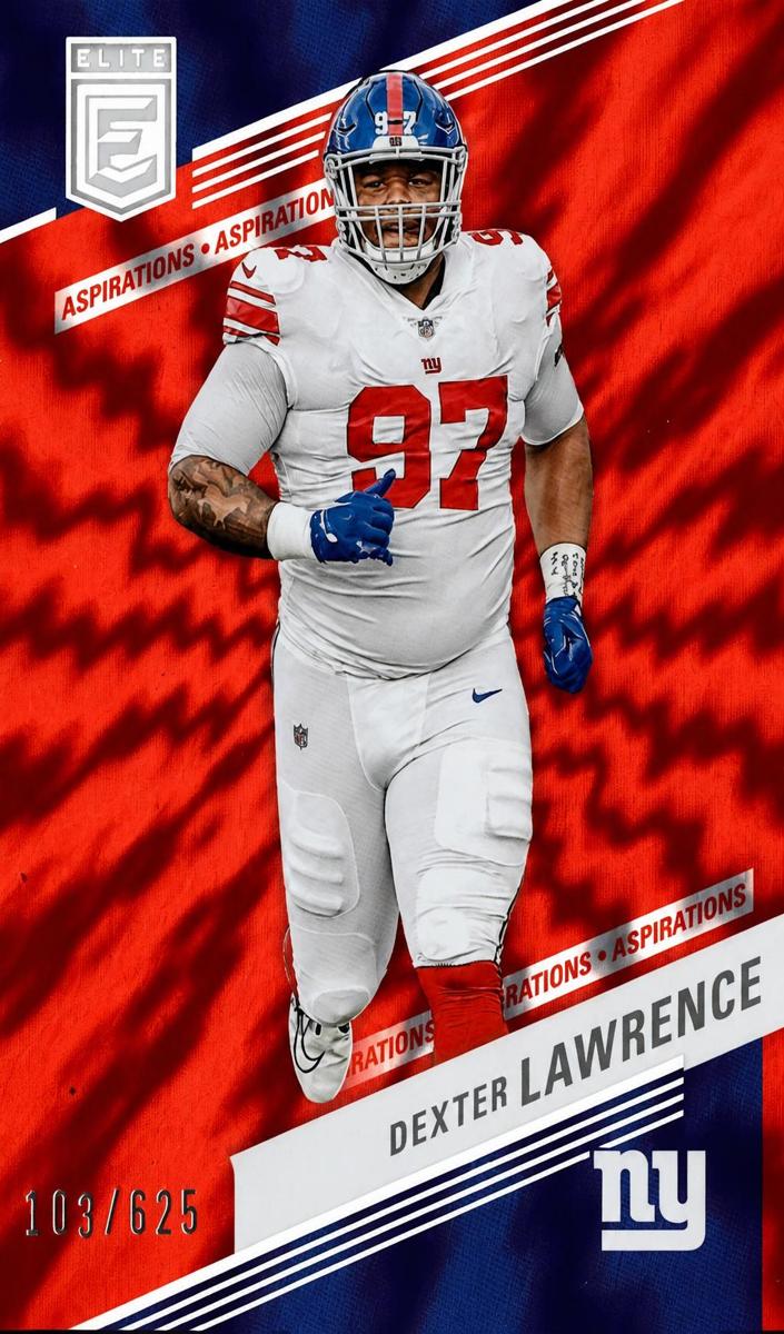 2023 Donruss Elite Football Aspirations Shimmer Dexter Lawrence #34