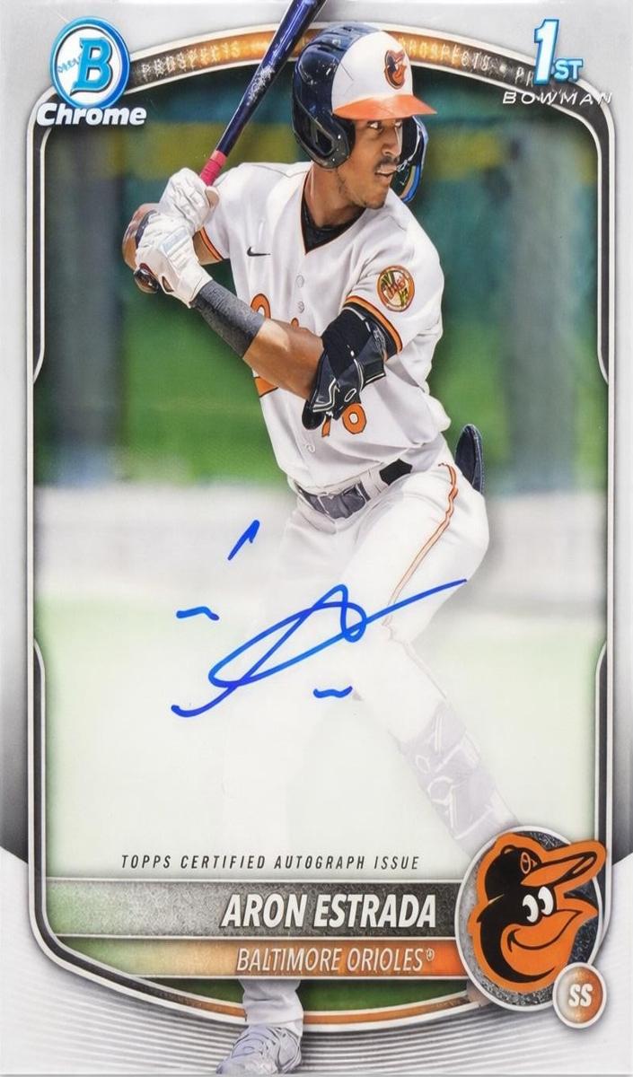 2025 Bowman Chrome Prospects Baseball Aron Estrada #CPA-AES