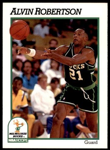 1991 Hoops Basketball Alvin Robertson #120
