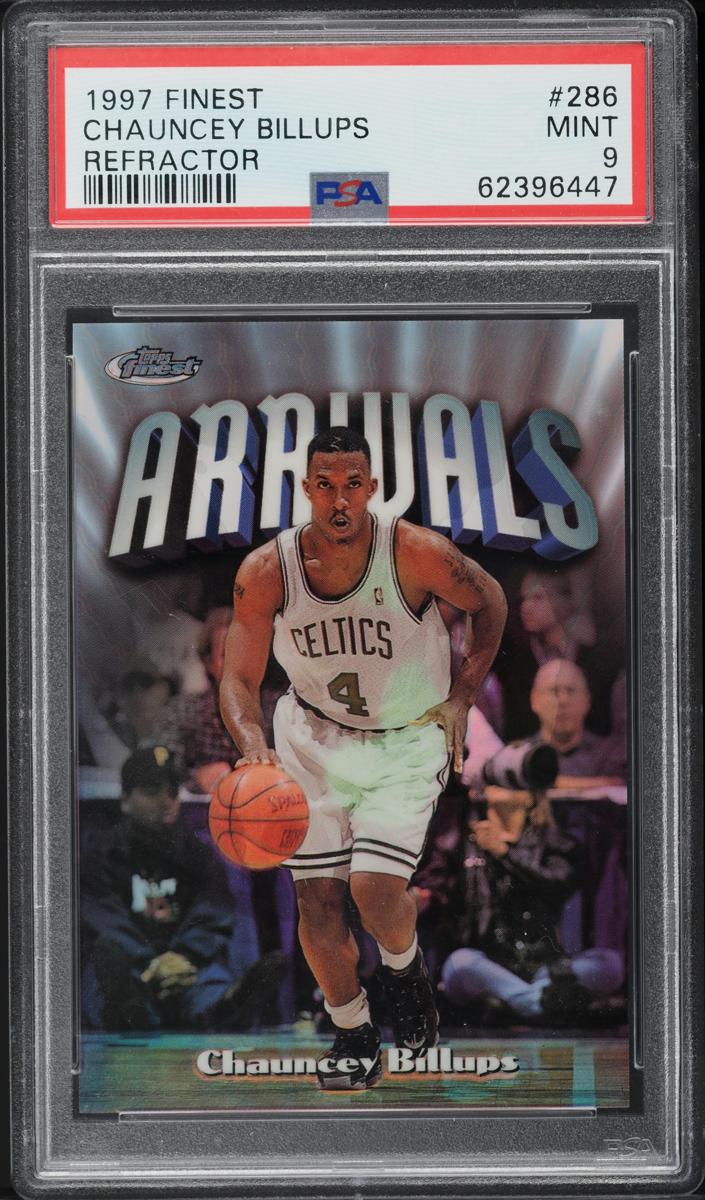 1997 Topps Finest Basketball Refractor Chauncey Billups #286 PSA 10