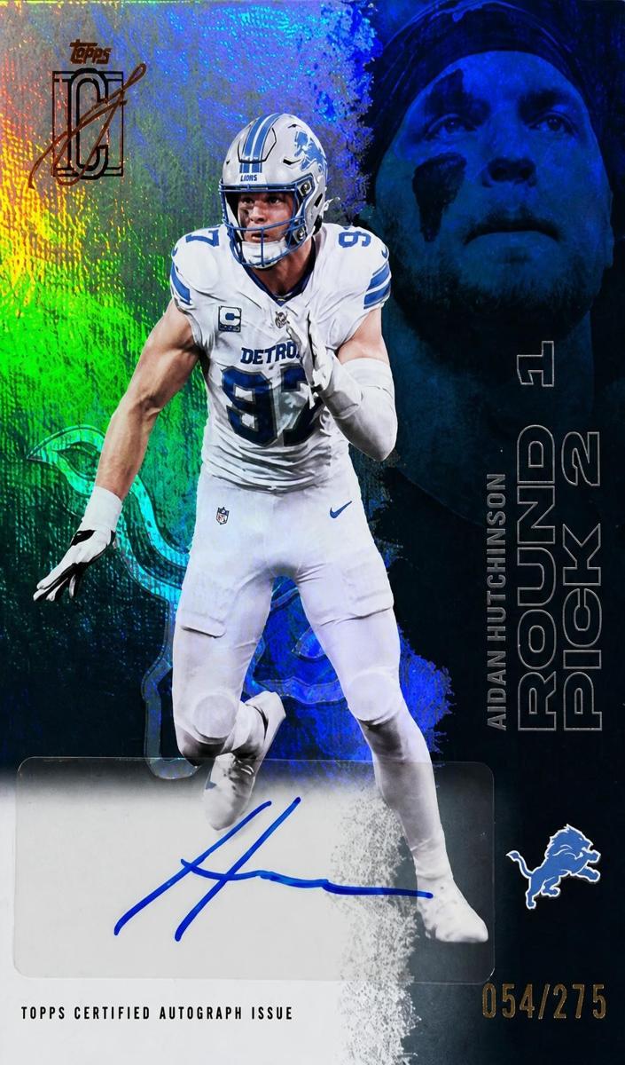 2025 Topps Signature Class Football Silver Aidan Hutchinson #74