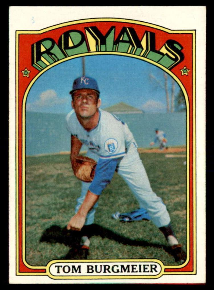 1972 Topps Baseball Tom Burgmeier #246 PSA 8