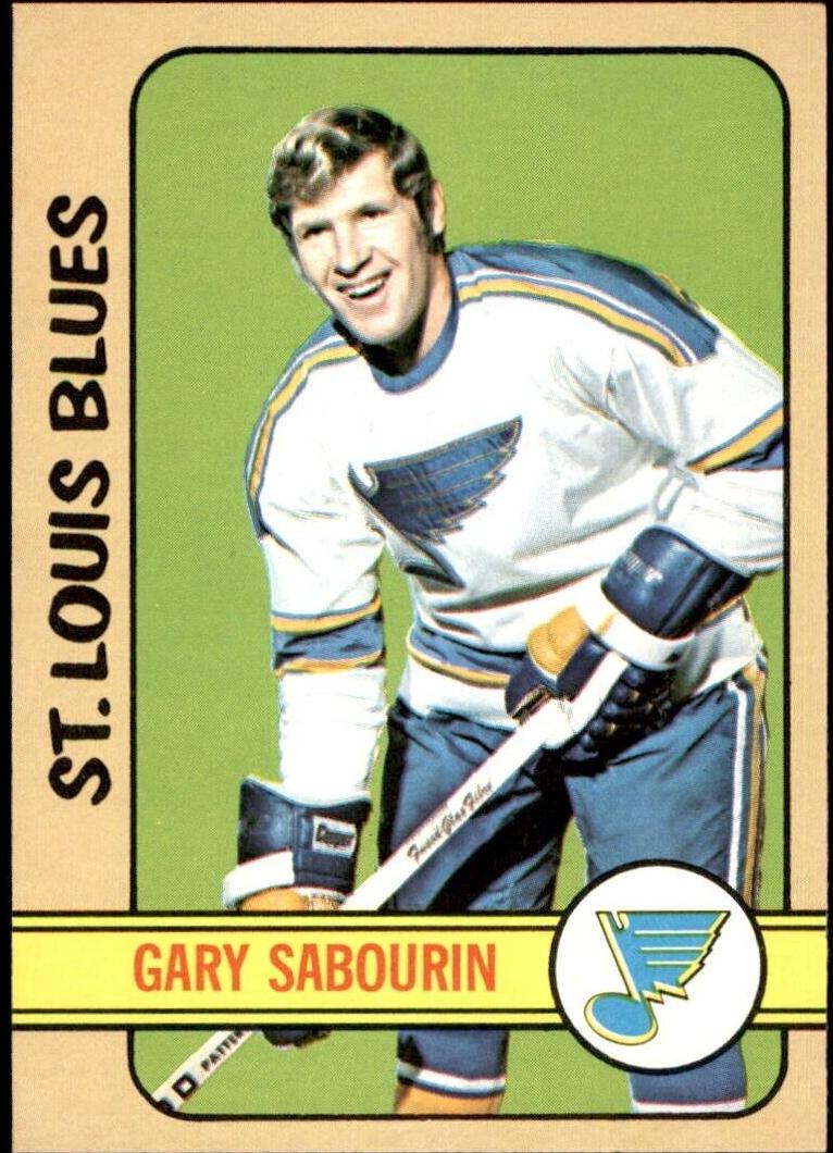 1972 Topps Hockey Gary Sabourin #163 PSA 10