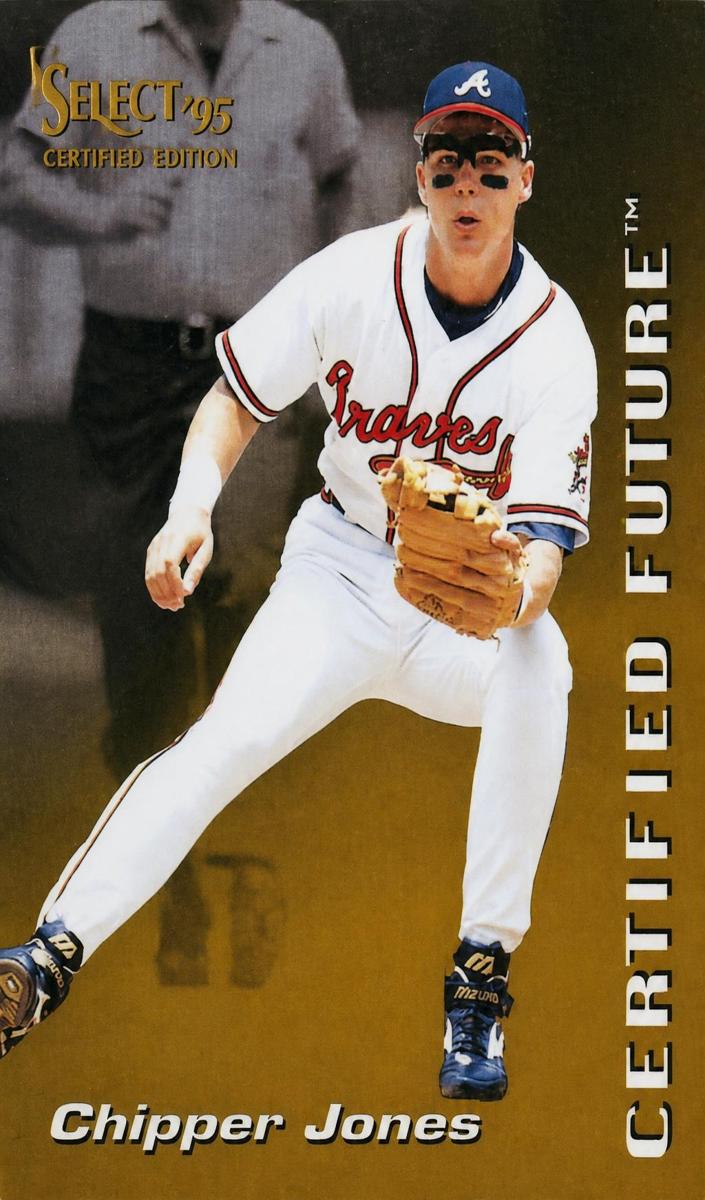 1995 Select Certified Baseball Chipper Jones #1 PSA 9