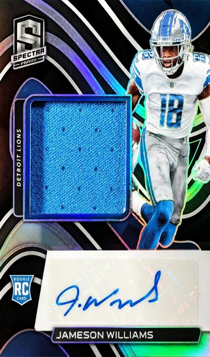 2022 Panini Spectra Football Jameson Williams #207 PSA 9
