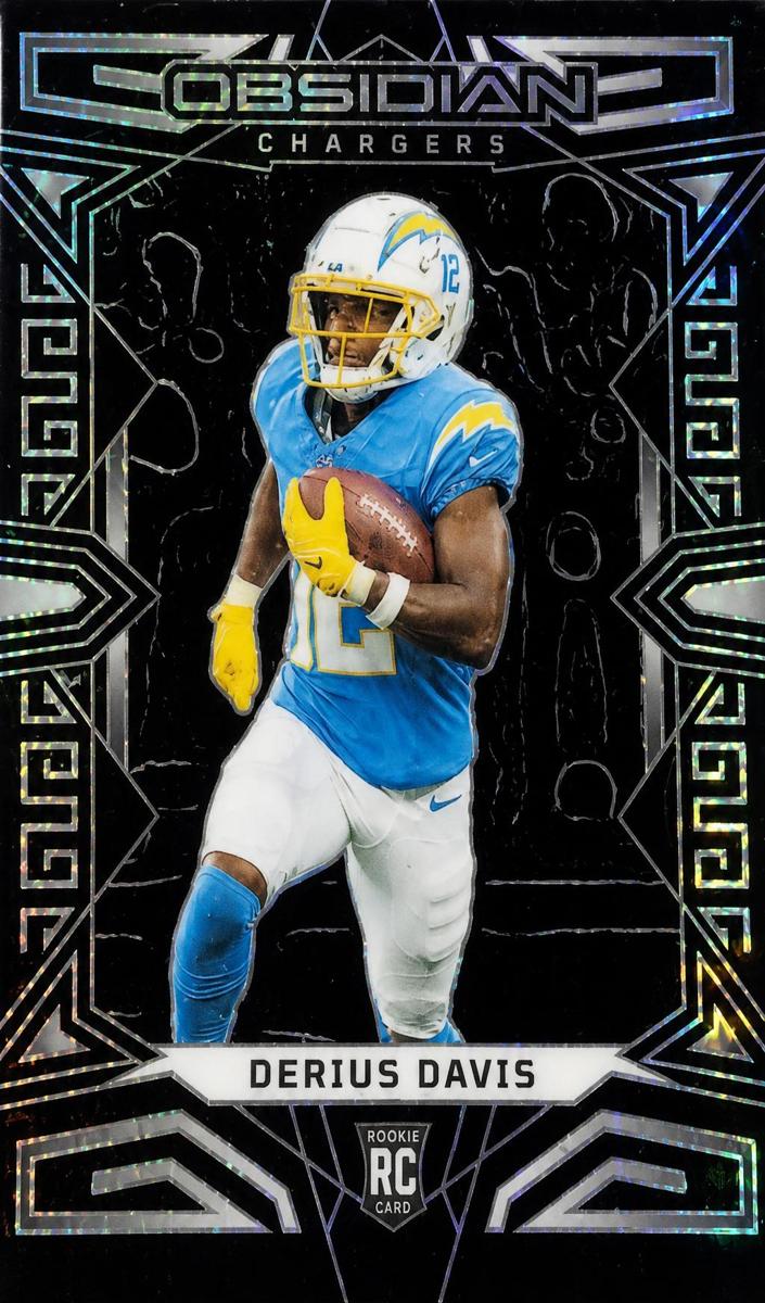 2023 Panini Obsidian Football Derius Davis #153 PSA 8.5