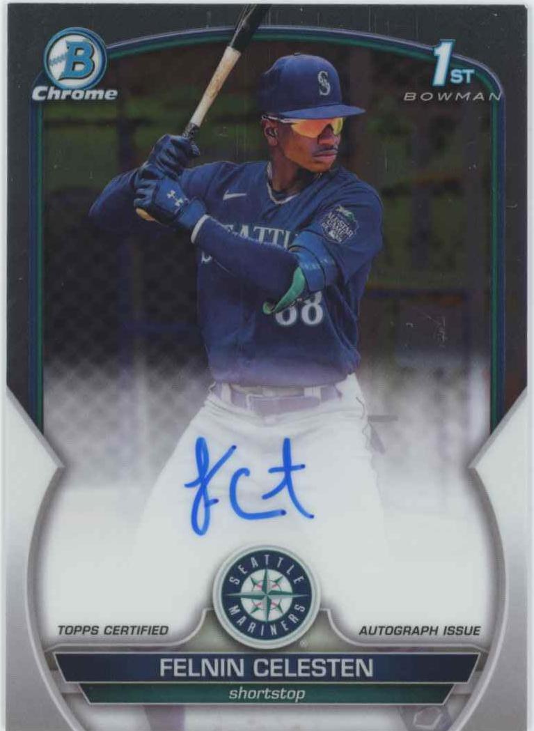 2023 Bowman Chrome Prospects Baseball Felnin Celesten #CPA-FC