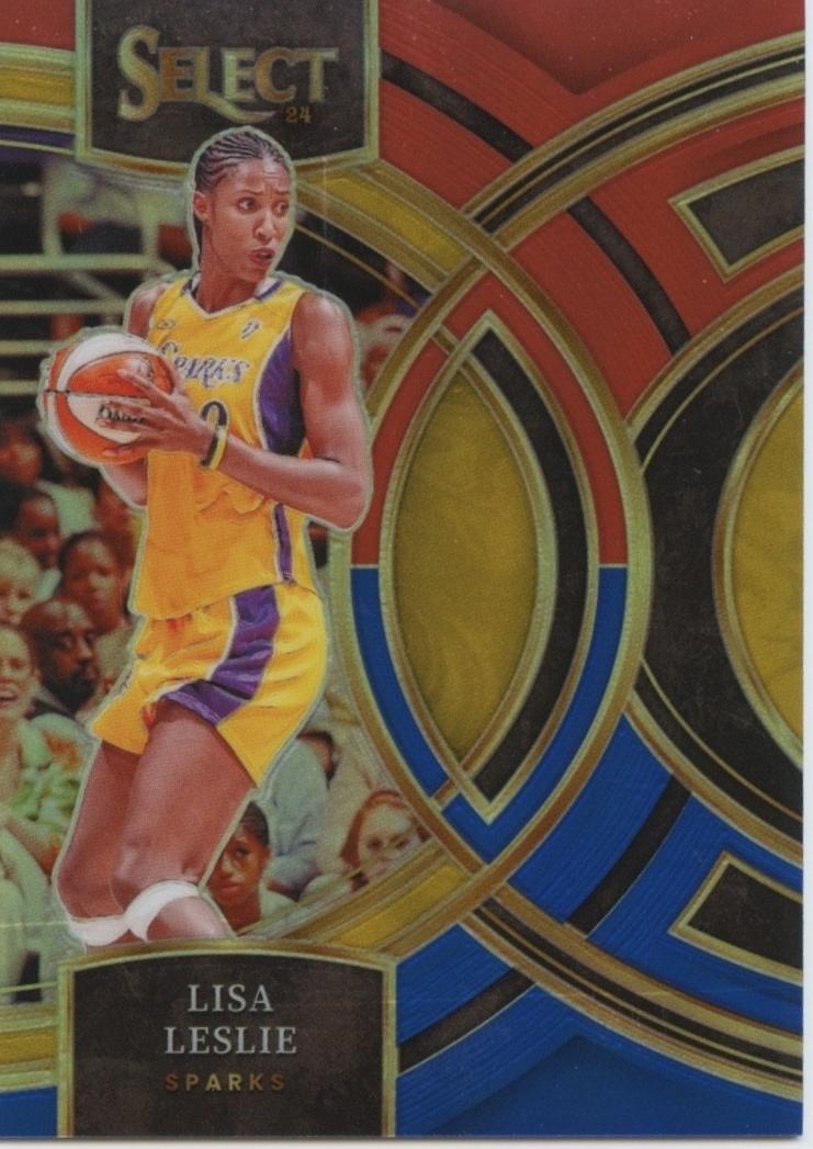 2024 Panini Select WNBA Basketball Red and Blue Lisa Leslie #141