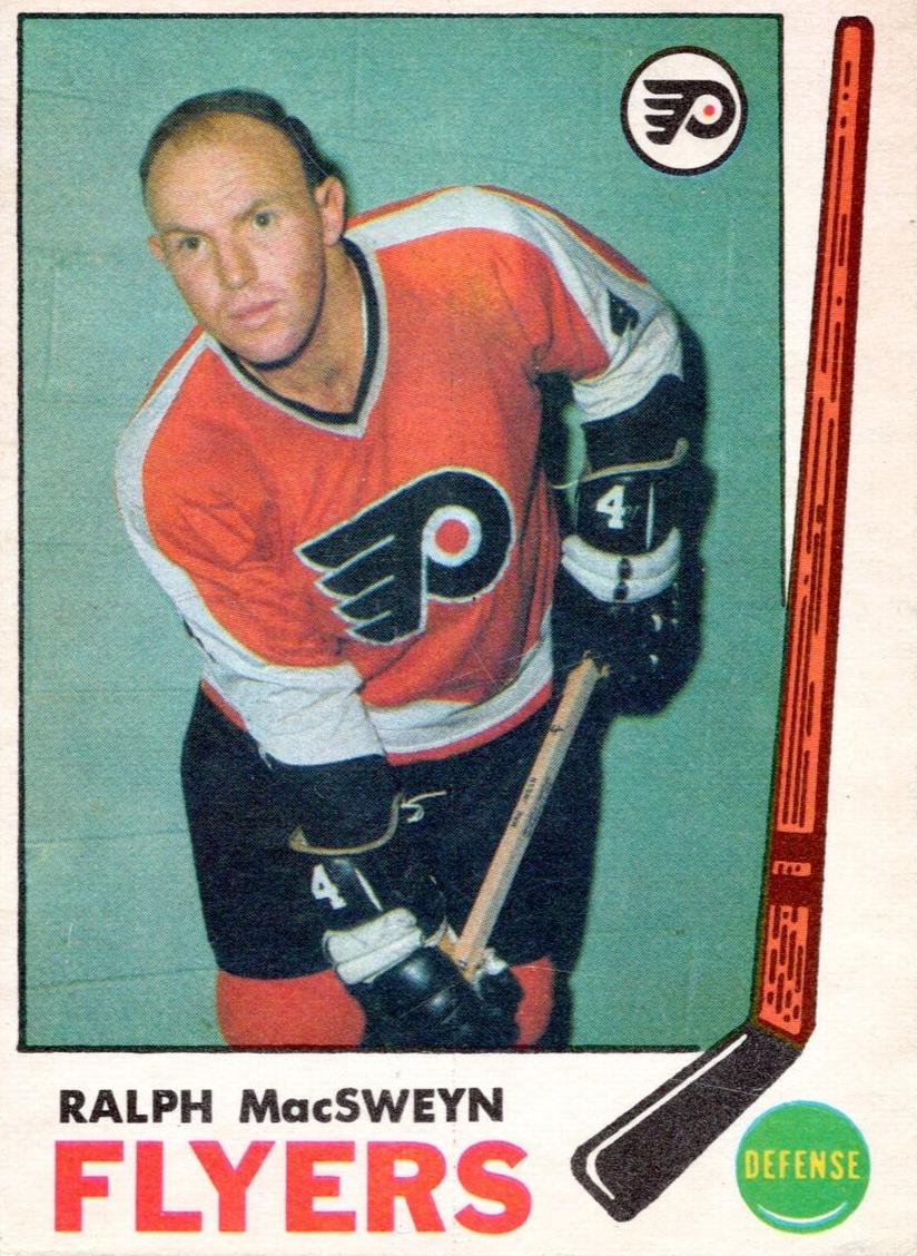 1969 O-Pee-Chee Hockey Ralph MacSweyn #96 PSA 8