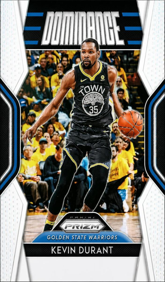 2018 Panini Prizm Basketball Silver Kevin Durant #9 PSA 9